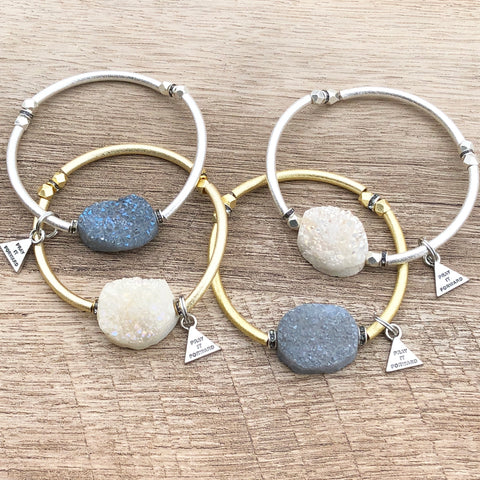 Diamond in the Rough-Silver White SOLD OUT-Gold White ONE LEFT