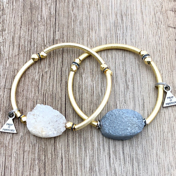 Diamond in the Rough-Silver White SOLD OUT-Gold White ONE LEFT