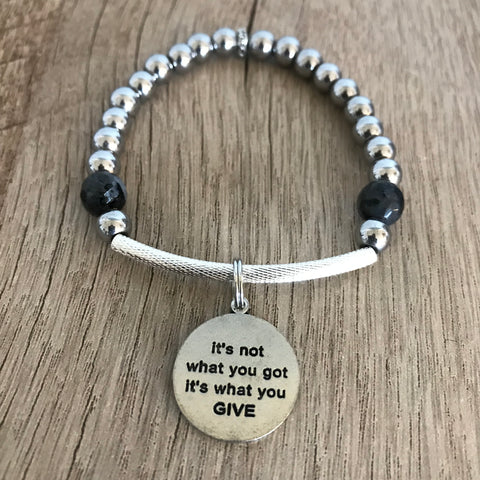 The Giver-It's not what you got it's what you GIVE